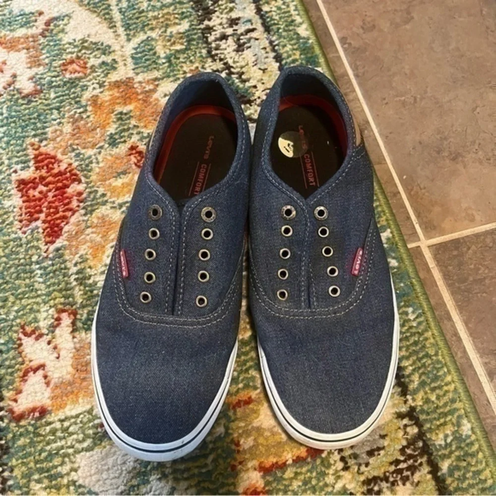 Men’s Levi’s denim slide on sneakers shoes